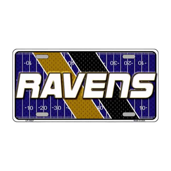 Baltimore Ravens Football License Plate
