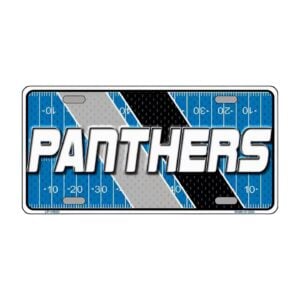 Carolina Panthers Football License Plate