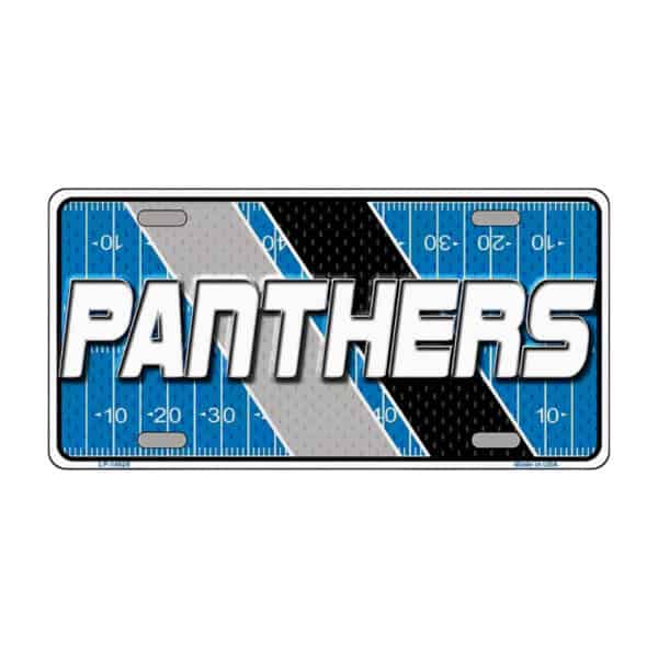 Carolina Panthers Football License Plate