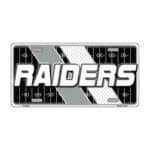 Las Vegas Raiders Football License Plate