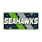 Seattle Seahawks Football License Plate