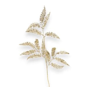 Glitter Gold Fern Spray
