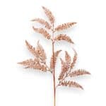 Glitter Orange Fern Spray