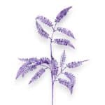 Glitter Purple Fern Spray
