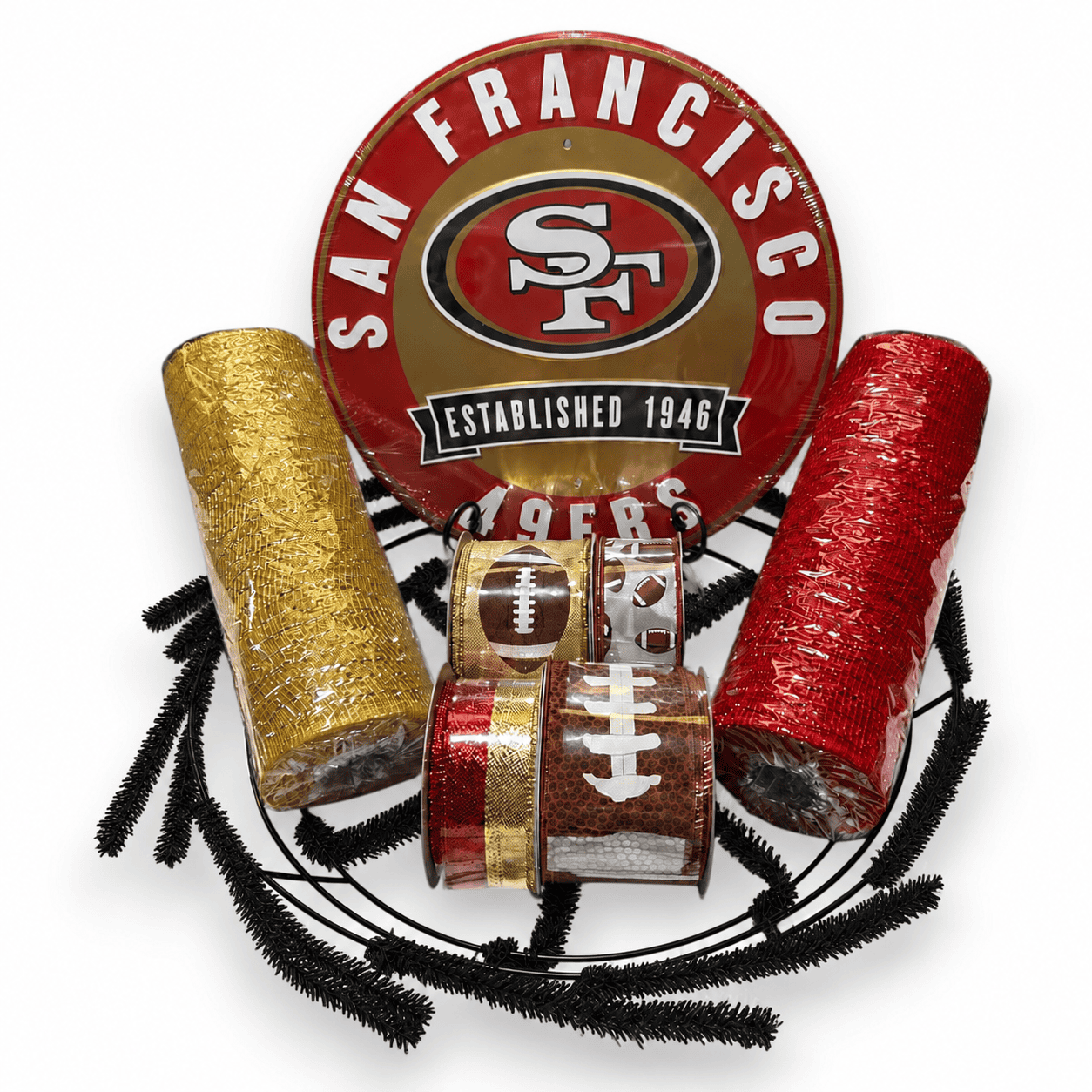49ers Wreath Kit