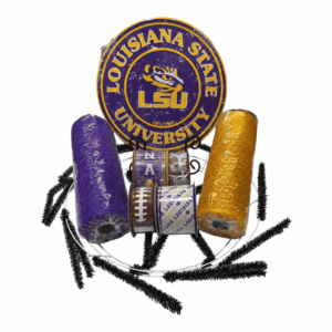 LSU Tigers Wreath Kit