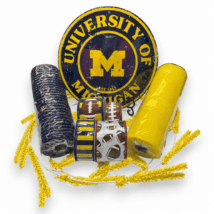 Michigan Wolverines Wreath Kit