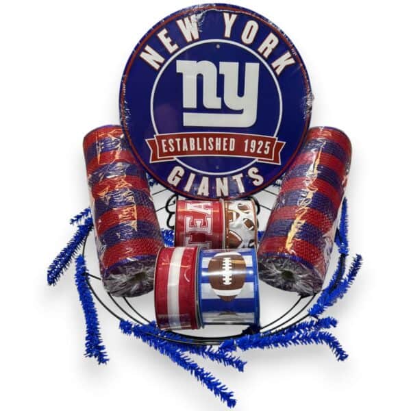 New York Giants Wreath Kit