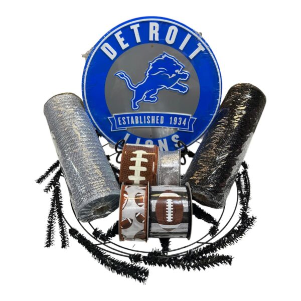 Detroit Lions Wreath Kit