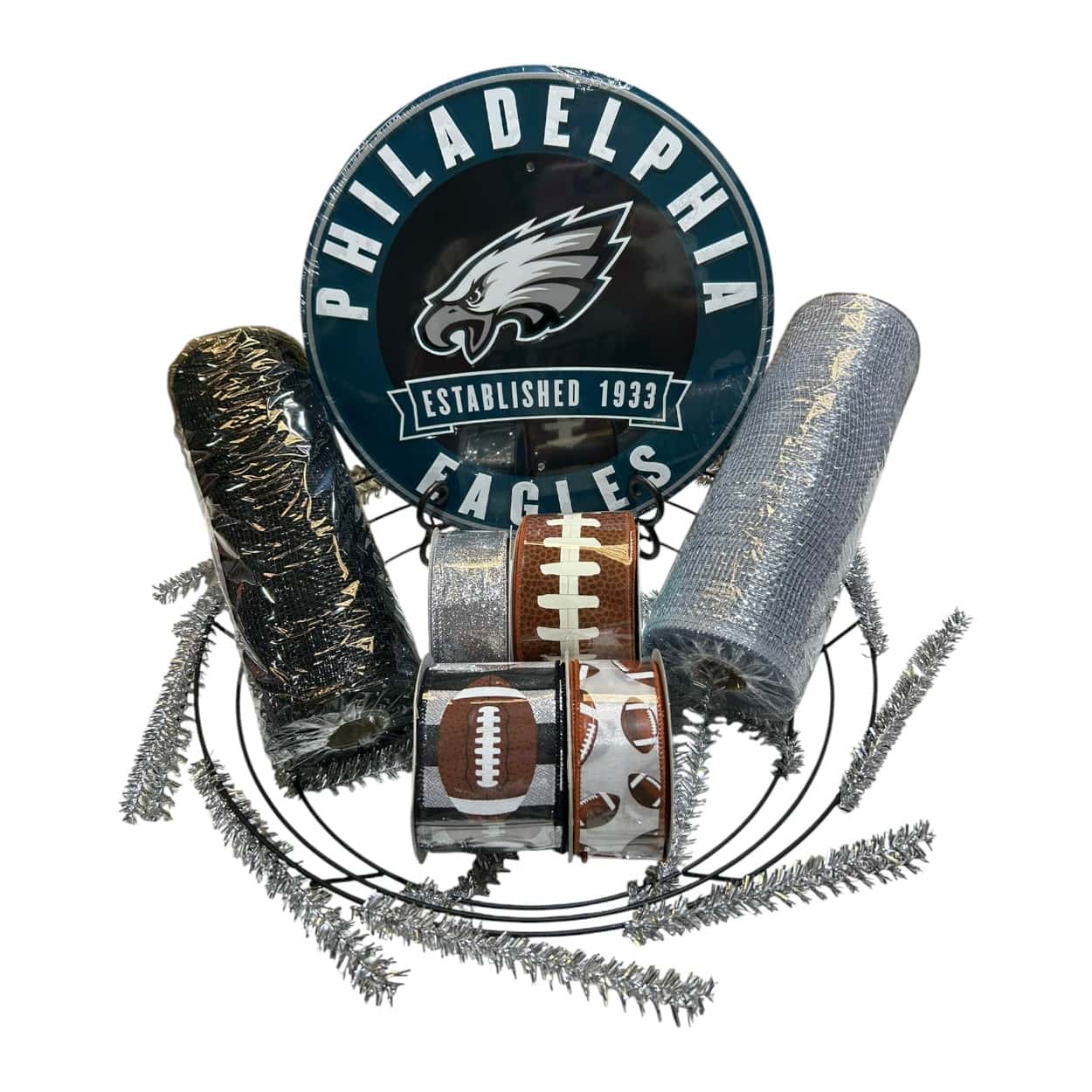 Philadelphia Eagles Wreath Kit