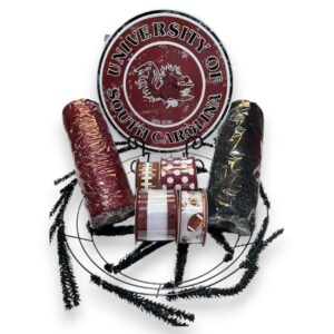 South Carolina Gamecock Wreath Kit 2