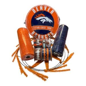 Denver Broncos Wreath Kit