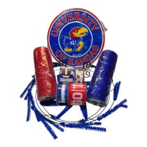 Kansas Jayhawks Wreath Kit