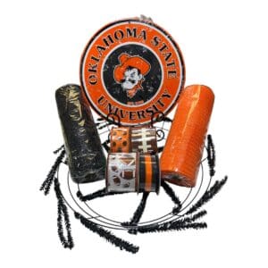 Oklahoma State Wreath Kit