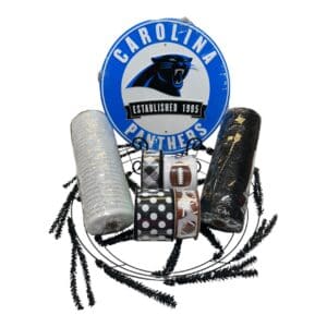 Carolina Panthers Wreath Kit