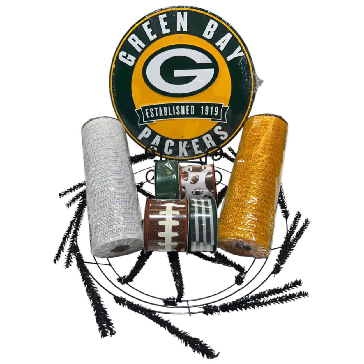 Green Bay Packers Wreath Kit