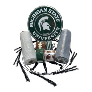 Michigan State Wreath Kit