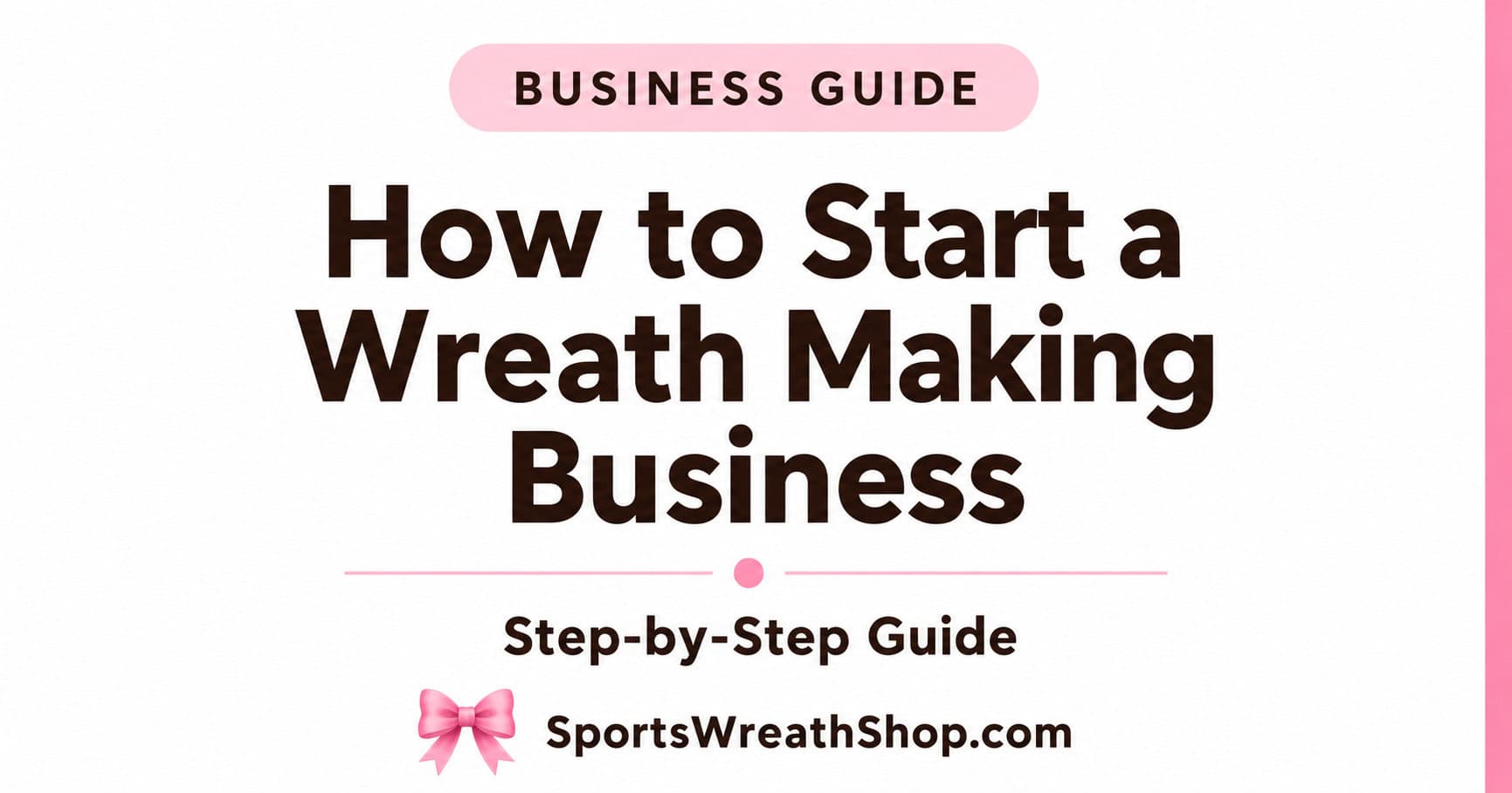 How to start a wretah making business guide