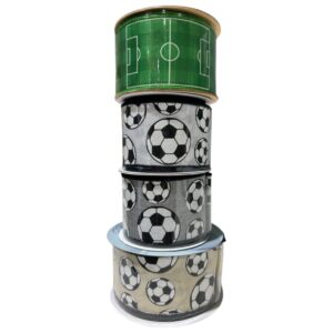 2.5" Soccer Ribbon Bundle - Wired