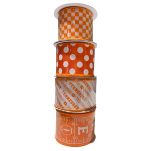 2.5" Tennessee Vols Football Ribbon Bundle - Wired