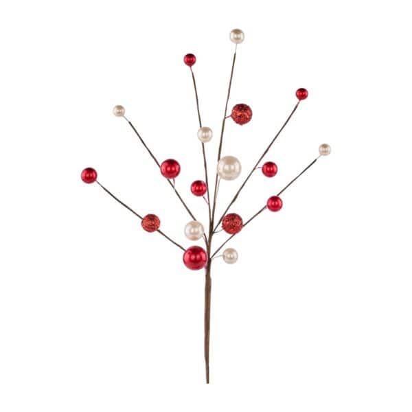 Red White Ball Spray
