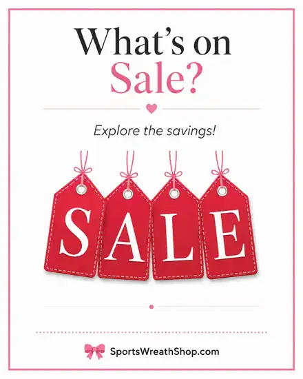 Shop sale wreath supplies and current savings at Sports Wreath Shop