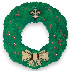 Saints Christmas Wreath