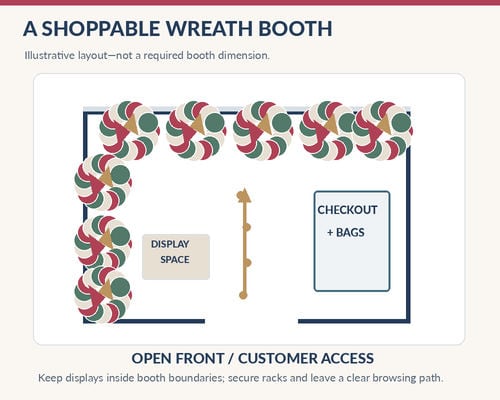 How to Prepare for a Craft Show as a Wreath Seller