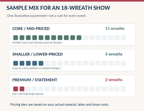 How Many Wreaths To Bring To A Craft Show