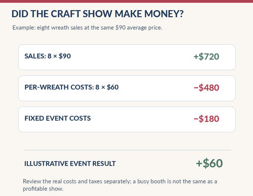 Craft Show Pricing Strategy For Wreath Sellers