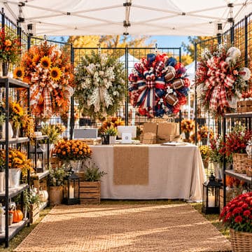 Craft Show Setup Checklist For Wreath Sellers Craft Show Setup Checklist For Wreath Sellers