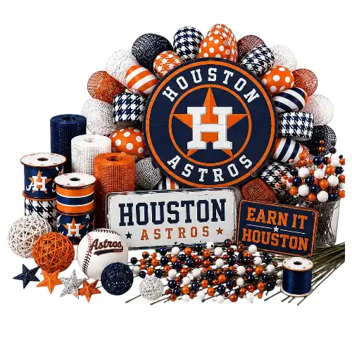 Houston Astros wreath supplies