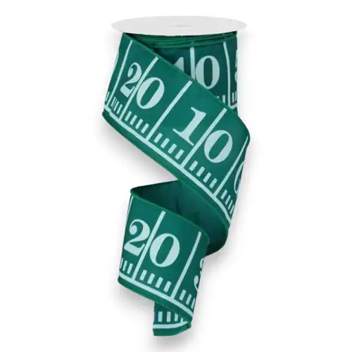 Wreath ribbon for sports and game-day designs