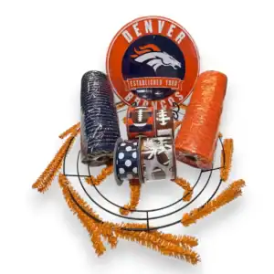 Denver Broncos Wreath Kit 2