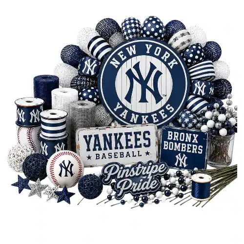 New York Yankees wreath supplies