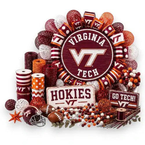 Virginia Tech wreath supplies