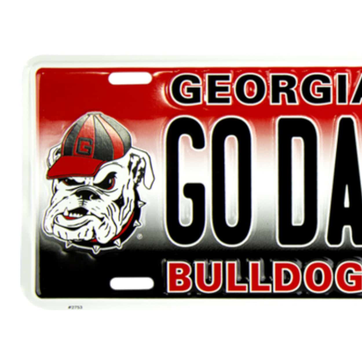 Go Dawgs License Plate