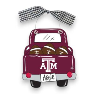 Texas AM Truck Ornament 74601
