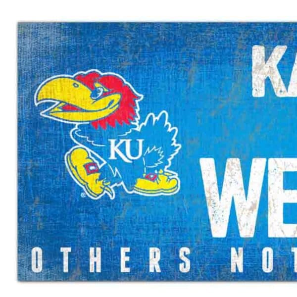 Kansas Jayhawks Fans Welcome Sign