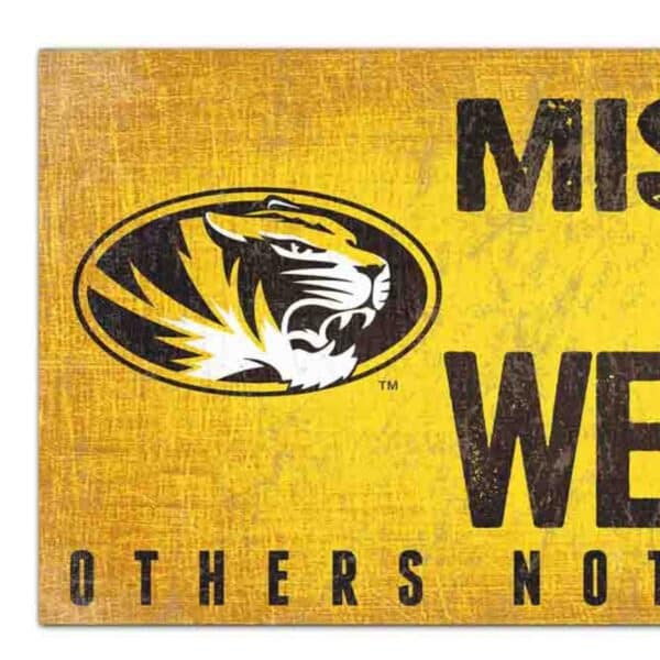 Missouri Tigers Fans Welcome Sign