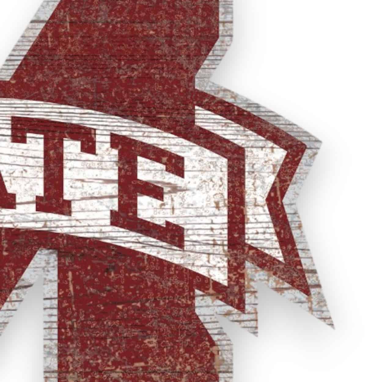 Mississippi State Logo Sign