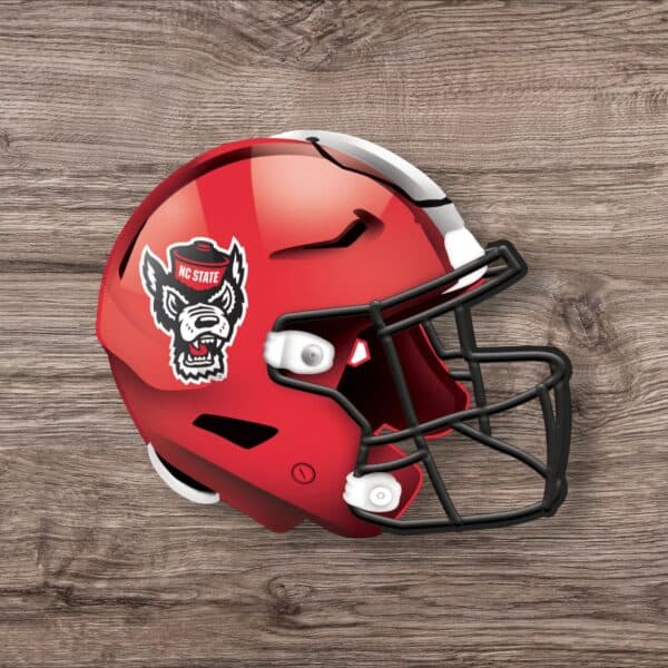NC State Football Helmet Sign