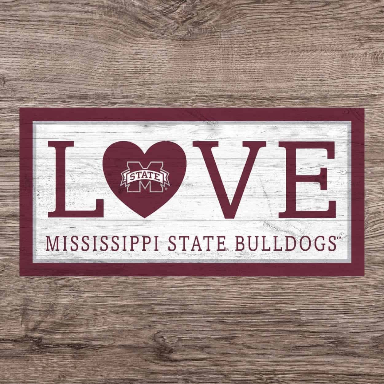 Mississippi State Love Sign