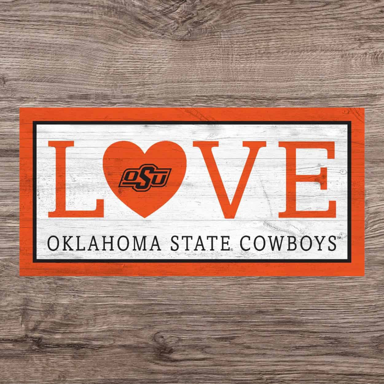 Oklahoma State Love Sign