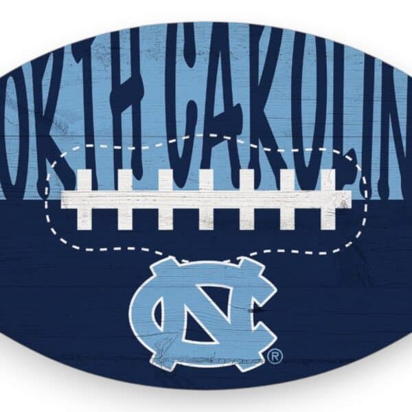 North Carolina Color Football Sign