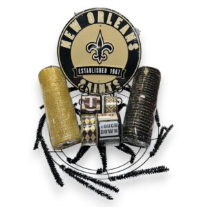 New Orleans Saints Wreath Kit 3