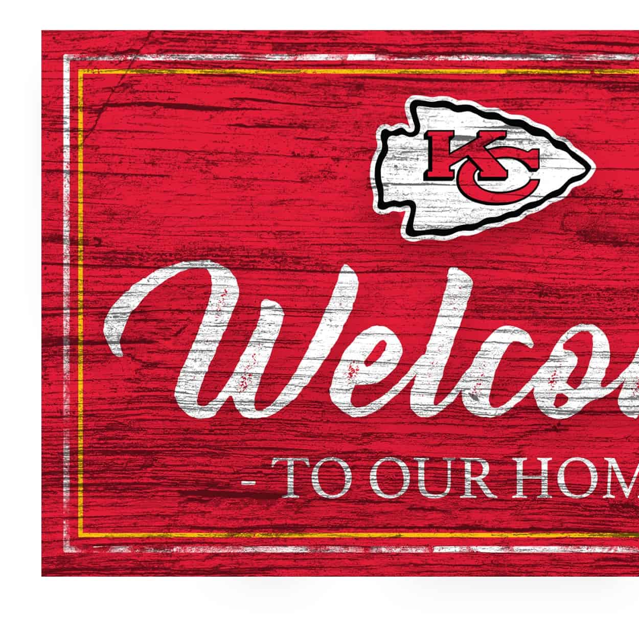 KC Chiefs Home Sign