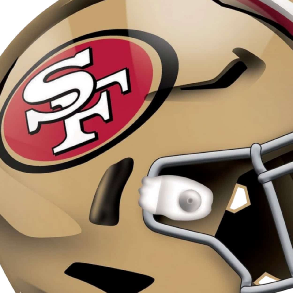 San Francisco 49ers Helmet Sign
