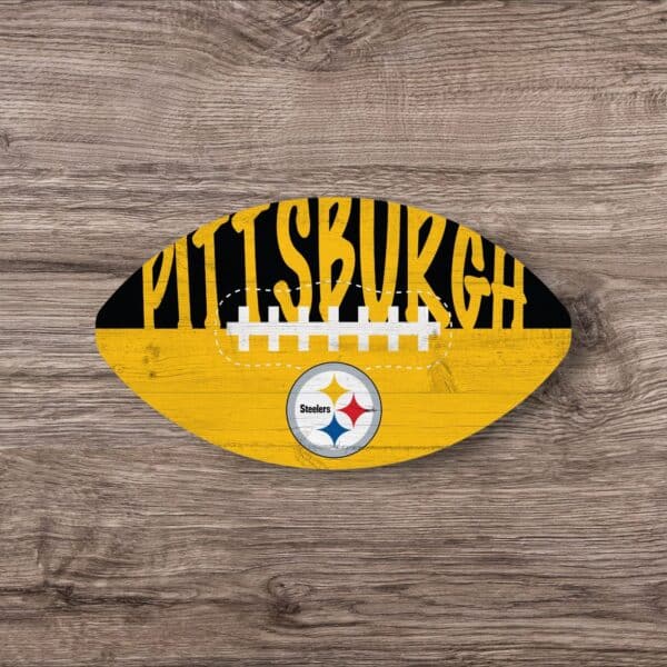 Steelers Color Football Sign