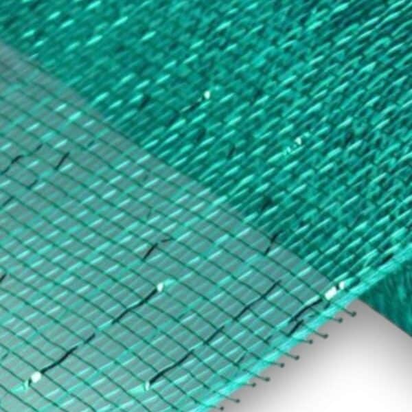 10" Teal Metallic Deco Mesh